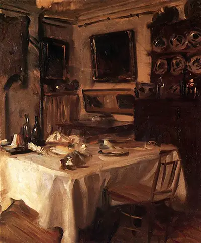 My Dining Room John Singer Sargent